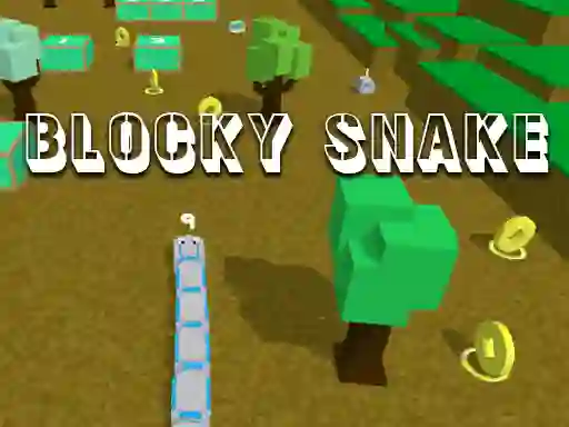 Jwèt Blocky Snake sou entènèt