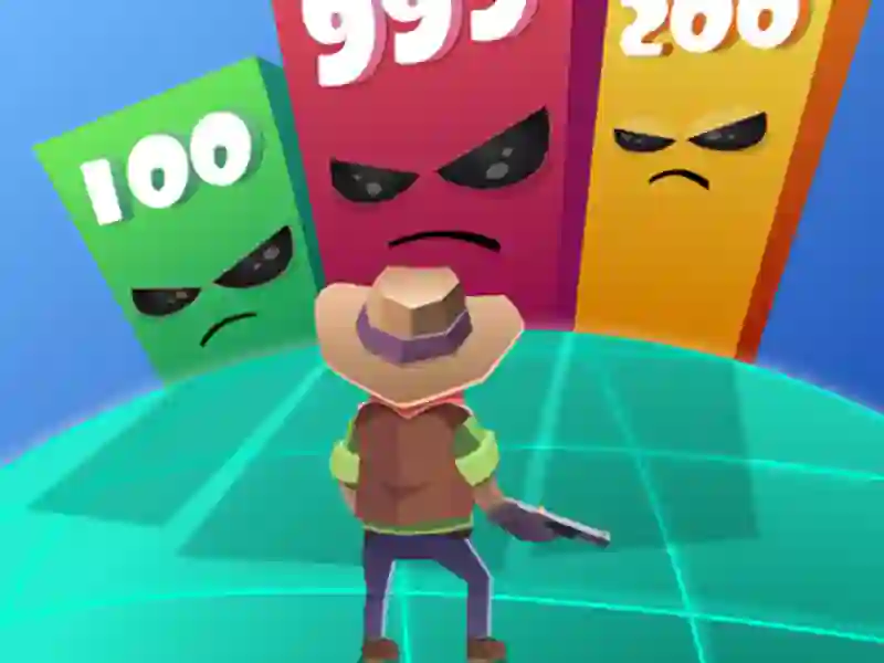 Jwèt Shoot Block Rush 3D sou entènèt