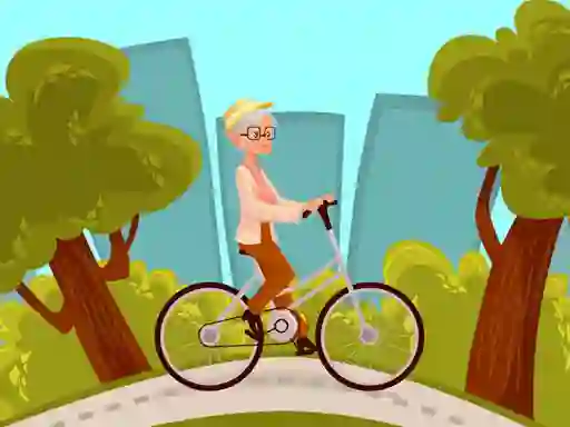 Jwèt Happy Bike Riding Jigsaw sou entènèt