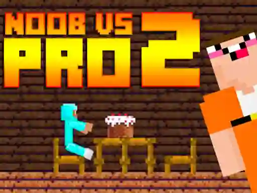 Jwèt Noob vs Pro 2 Jailbreak sou entènèt