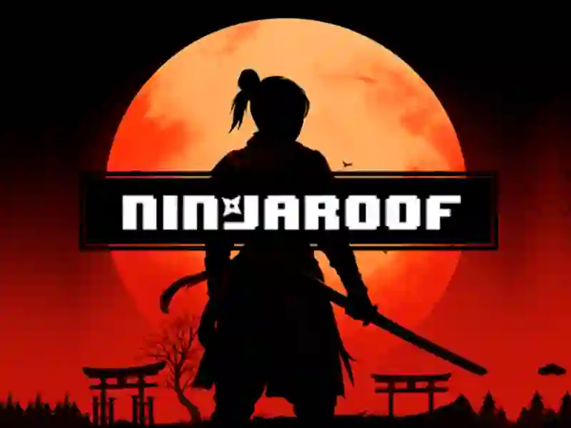 Jwèt Ninja Roof sou entènèt