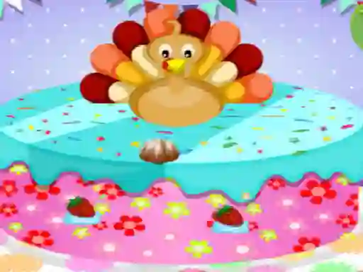 Jwèt Happy Thanksgiving Cake Master sou entènèt