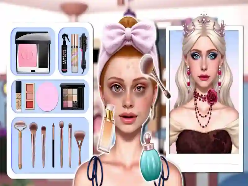 Jwèt Makeover & Makeup Studio sou entènèt