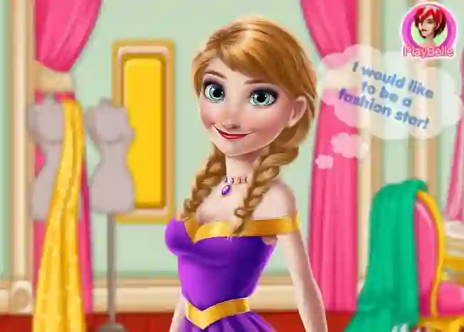 Jwèt Ice Princess Modeling Carrer sou entènèt