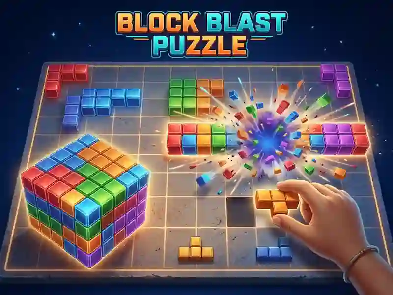 Jwèt Block Blast Puzzle sou entènèt