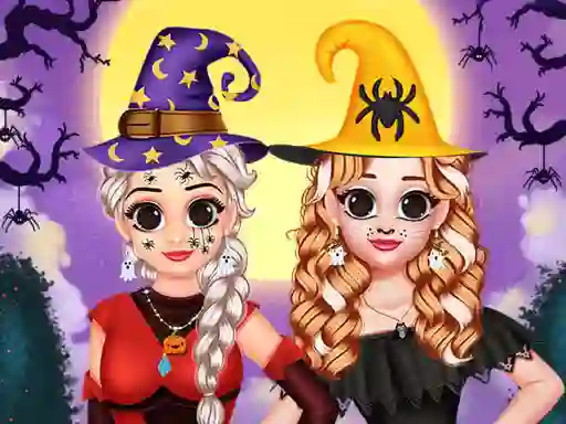 Jwèt BFFs Hello Halloween sou entènèt