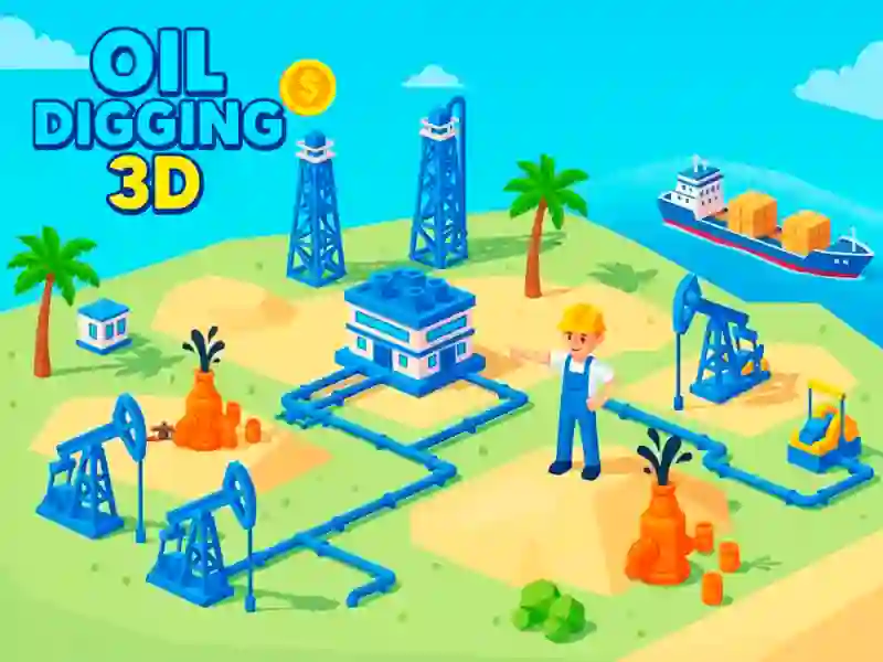 Jwèt Oil Digging 3D sou entènèt