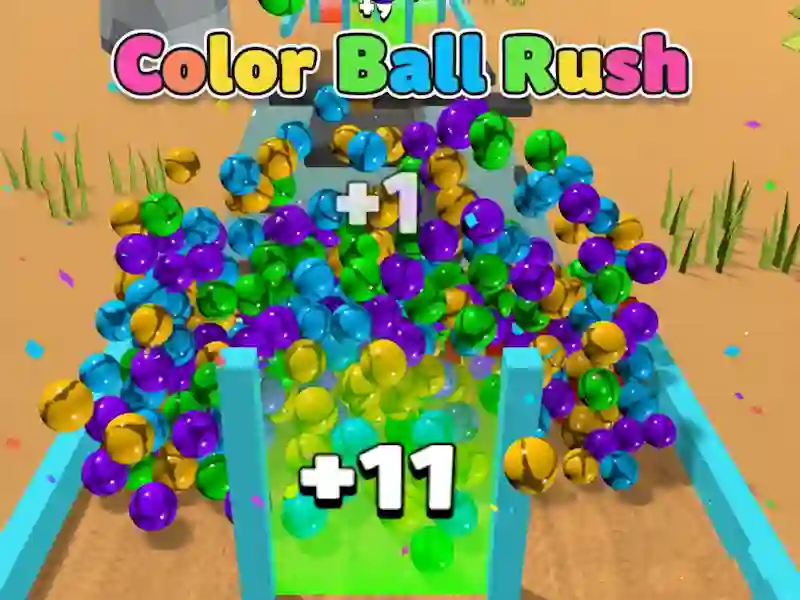 Jwèt Color Ball Rush sou entènèt