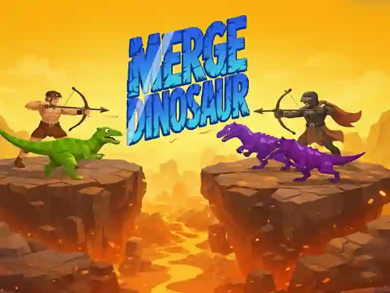 Jwèt Dinosaur Merge sou entènèt