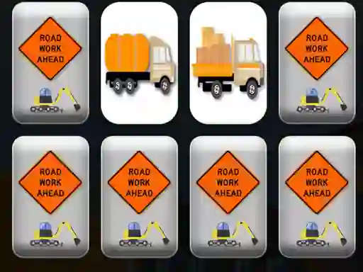 Jwèt Work Trucks Memory sou entènèt