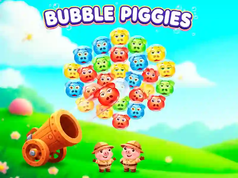Jwèt Bubble Piggies sou entènèt