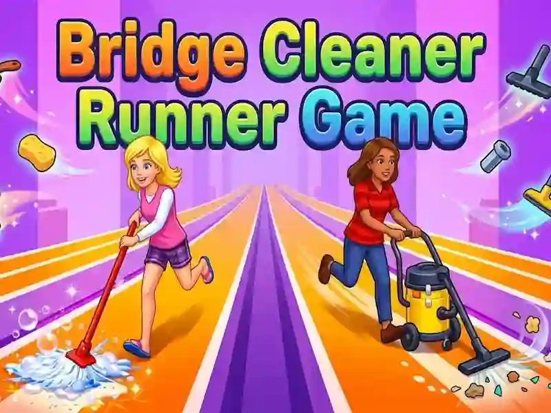 Jwèt Bridge Cleaner Runner Game sou entènèt