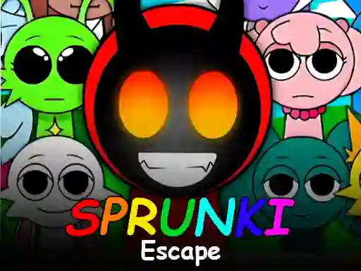 Jwèt Sprunki 3D Escape sou entènèt