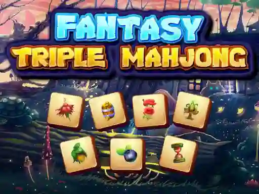 Jwèt Fantasy Triple Mahjong sou entènèt