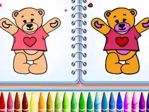 Jwèt Cute Teddy Bear Colors sou entènèt