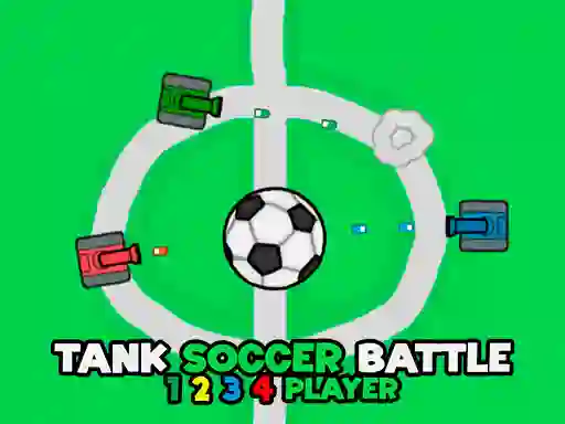 Jwèt Tank Soccer Battle 1 2 3 4 Player sou entènèt