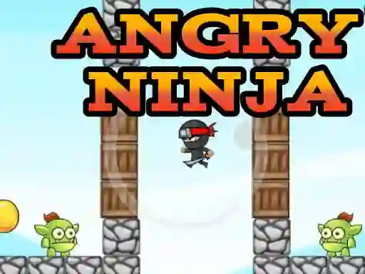 Jwèt Angry Ninja sou entènèt