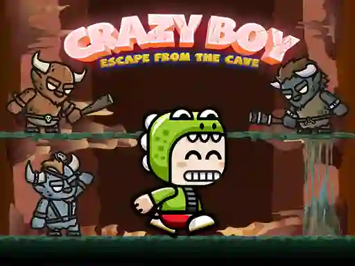Jwèt Crazy Boy Escape From The Cave sou entènèt