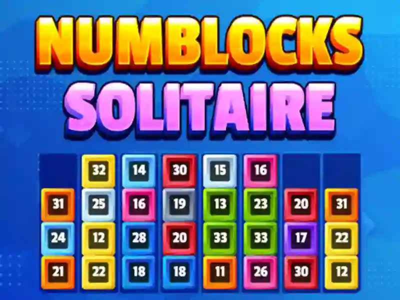 Jwèt Numblocks Solitaire sou entènèt