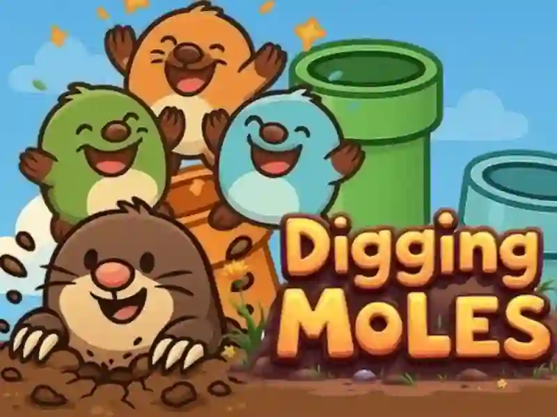 Jwèt Digging Moles sou entènèt