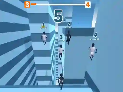 Jwèt Stickman Parkour sou entènèt