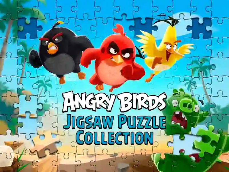 Jwèt Angry Birds Jigsaw Puzzle Collection sou entènèt