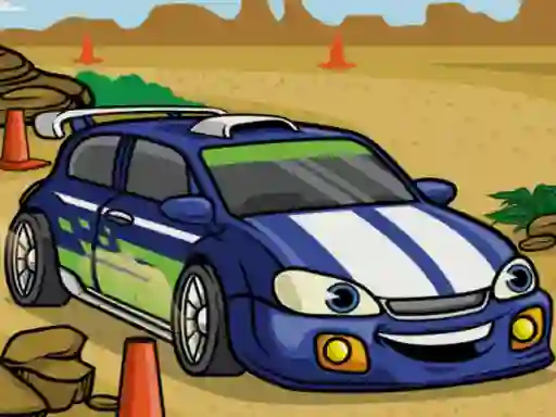 Jwèt Racing Cartoons Jigsaw sou entènèt