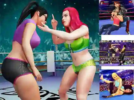 Jwèt Women Wrestling Fight Revolution Fighting sou entènèt