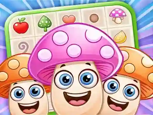 Jwèt Mushroom Fever Match 3 sou entènèt