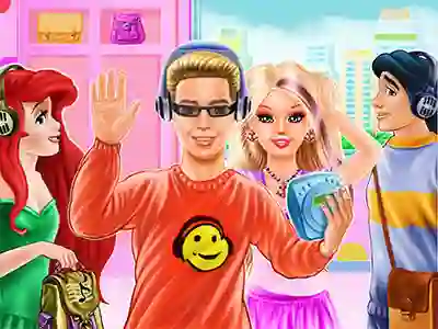 Jwèt Princesses High School Trends sou entènèt