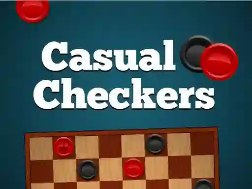 Jwèt Casual Checkers sou entènèt