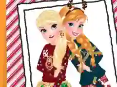 Jwèt Sisters Ugly Xmas Sweater sou entènèt
