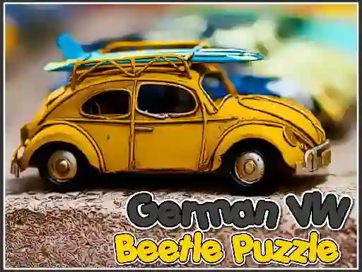 Jwèt German VW Beetle Puzzle sou entènèt