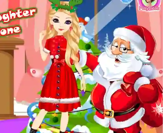 Jwèt Santa's Daughter Home Alone sou entènèt