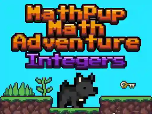 Jwèt MathPup Math Adventure Integers sou entènèt