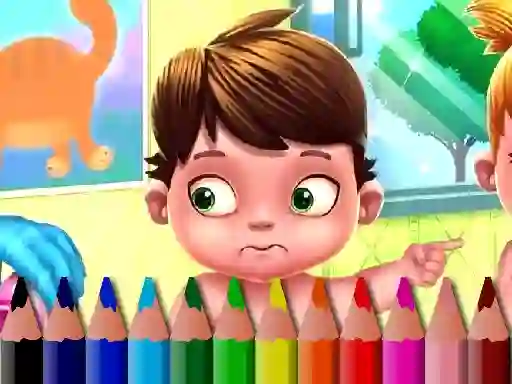 Jwèt Back To School: Baby Coloring Book sou entènèt