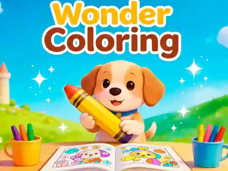 Jwèt Wonder Coloring sou entènèt