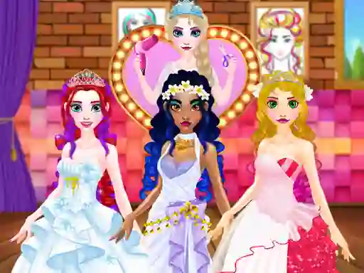 Jwèt Wedding Hairdresser For Princesses sou entènèt