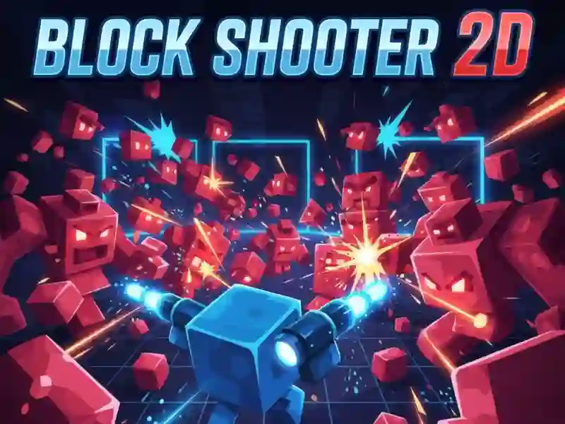Jwèt Block Shooter 2D sou entènèt