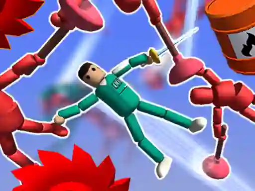 Jwèt Stickman Sandbox sou entènèt