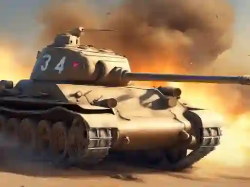 Jwèt World Tank Wars sou entènèt