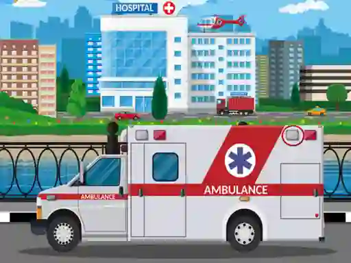 Jwèt Ambulance Trucks Differences sou entènèt