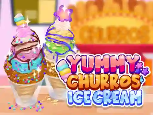 Jwèt Yummy Churros Ice Cream sou entènèt