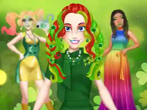 Jwèt St Patrick's Day Princess Challenge sou entènèt