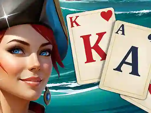 Jwèt Solitaire Klondike Treasure Island sou entènèt