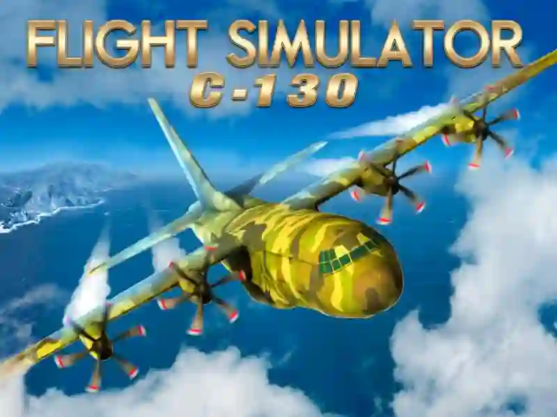 Jwèt Flight Simulator C -130 sou entènèt