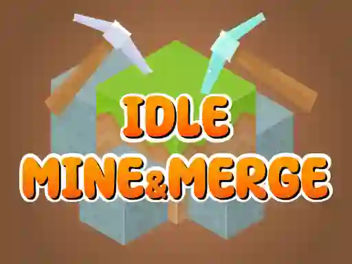 Jwèt Idle Mine & Merge sou entènèt