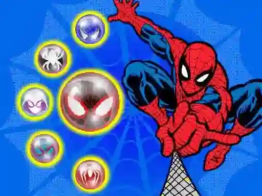 Jwèt Spiderman Bubble Shooter sou entènèt