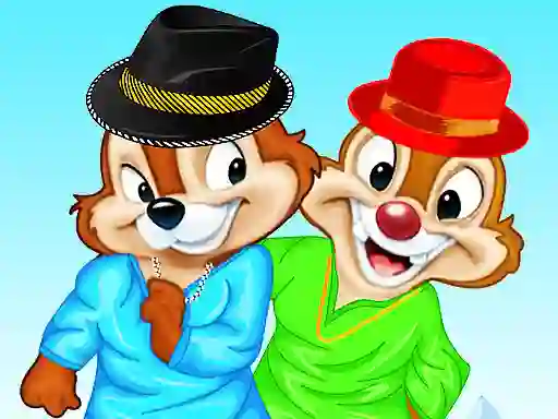 Jwèt Chip n Dale Dressup sou entènèt