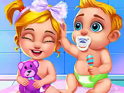 Jwèt Newborn Sweet Baby Twins sou entènèt